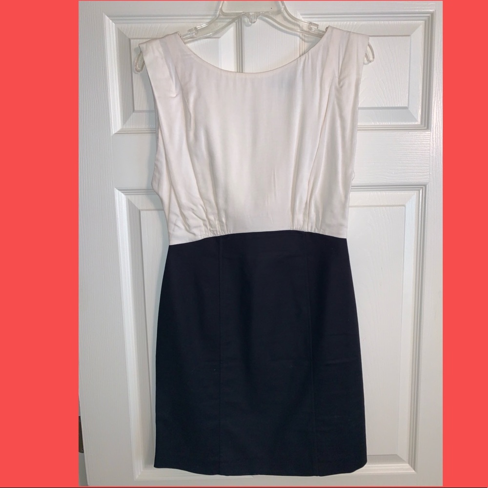 French Connection Black and White Dress